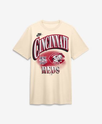 Men's Natural Cincinnati Reds Vintage Tri-Blend T-Shirt