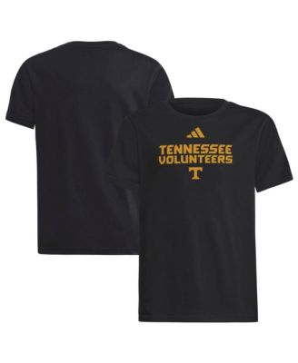 Big Boys and Girls Black Tennessee Volunteers Wordmark Fresh T-Shirt