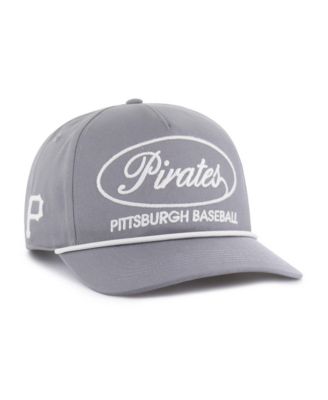 47 Brand Men's Gray Pittsburgh Pirates Foundational Hitch Adjustable Hat