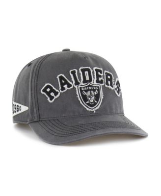 47 Brand Men's Charcoal Las Vegas Raiders Calderwood Well Worn Hitch Adjustable Hat