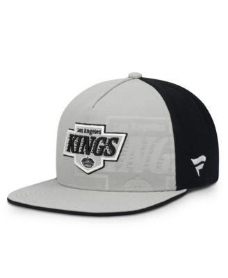 Men's Silver/Black Los Angeles Kings Snapback Hat