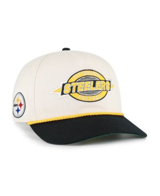 Men's Natural Pittsburgh Steelers Frame Out Two Tone Hitch Adjustable Hat