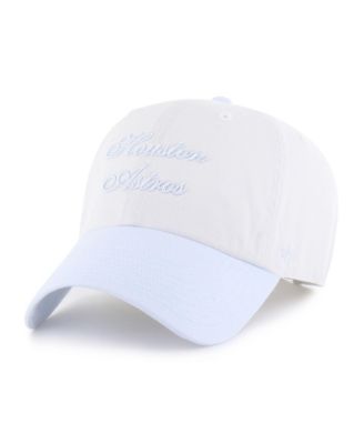 47 Brand Women's White/Light Blue Houston Astros Gelato Two-Tone Clean Up Adjustable Hat