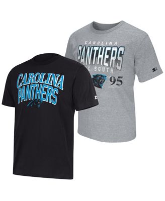 Men's Black/Gray Carolina Panthers Two-Pack Logo T-Shirt Set