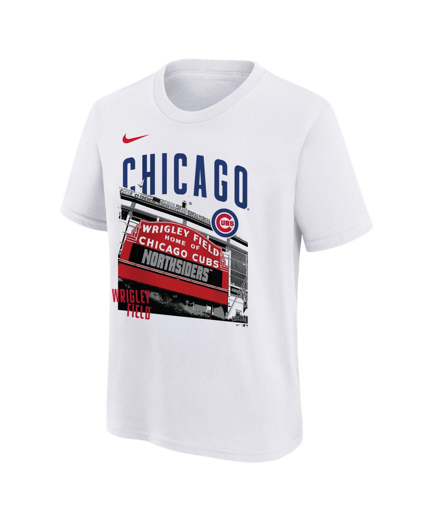 Детская футболка Nike White Chicago Cubs Hometown Collection — фото 2
