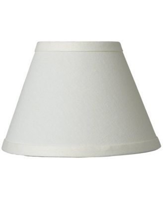 Morrissy Cream Linen Chandelier Clip Shade 3.5x7x5 (Clip-On)