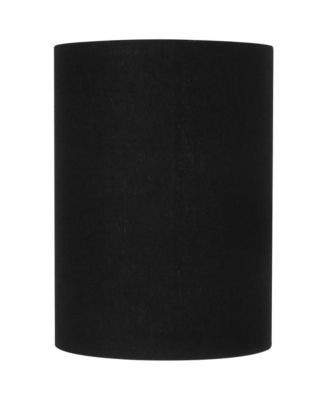Linen Small Cylinder Lamp Shade 8" Top x 8" Bottom x 11" High (Spider) Replacement with Harp and Finial
