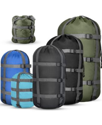 5 Pack Ultralight Stuff Sacks Space Saving Travel Outdoor Camping Gear
