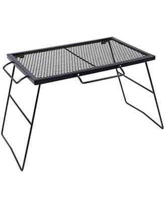 Heavy Duty Steel Folding Campfire Grill Portable Outdoor Cooking Rack