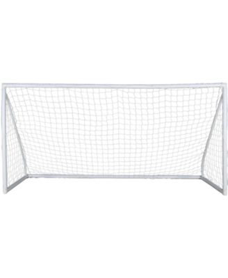 Large 12 x 6 ft Portable Soccer Goal with 30-Ply Knotted Netting for Backyard Youth Training