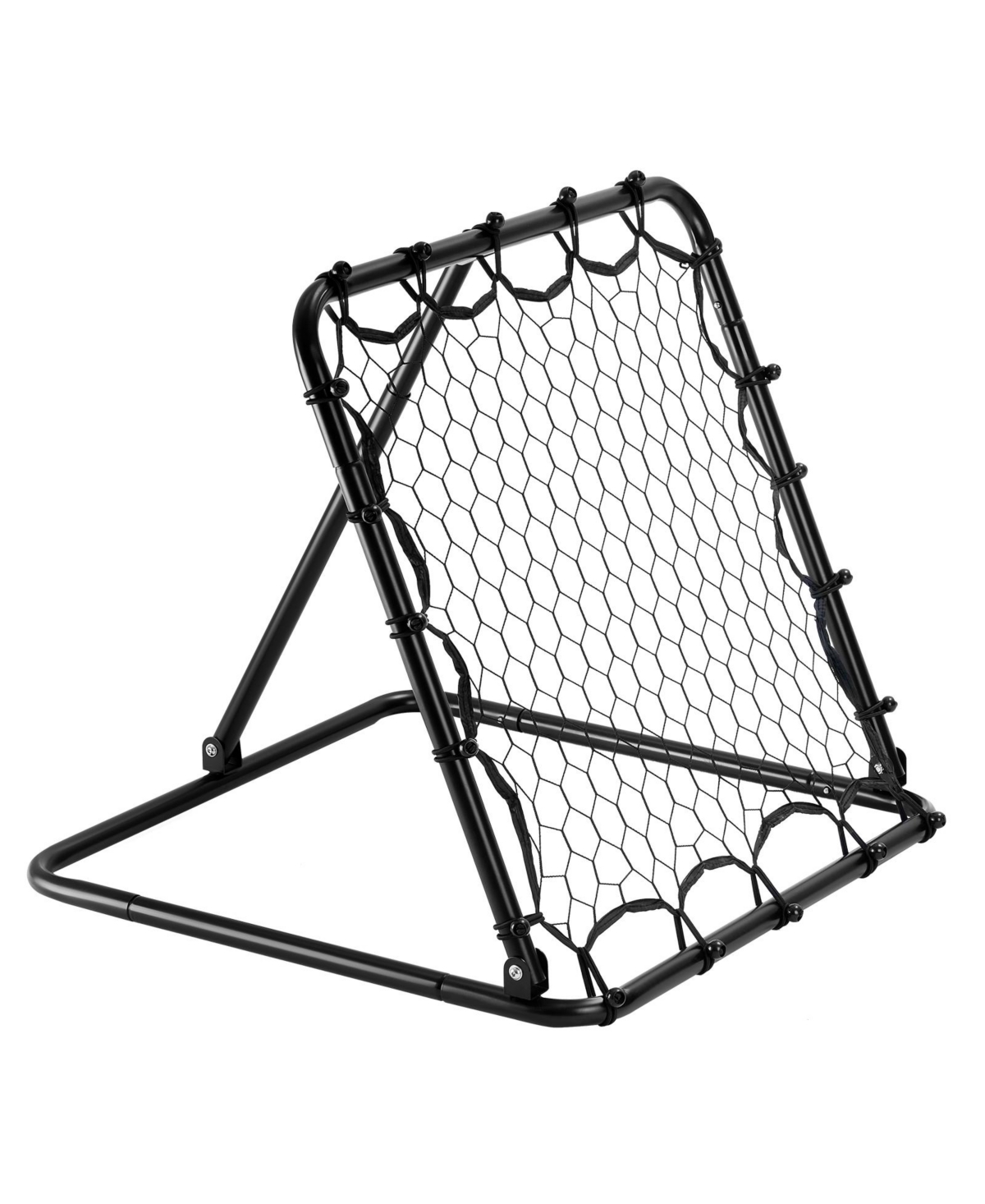 Hongge Adjustable Angle Soccer Rebounder Net 34 x 34 in Folding Kickback Goal for All Ages Training
