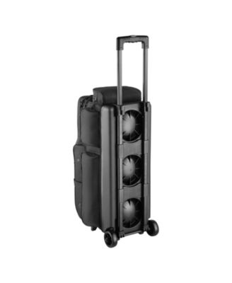 Double Roller 3 Ball Bowling Bag on Wheels Featuring Shoe Storage and Oversized Accessory Pocket