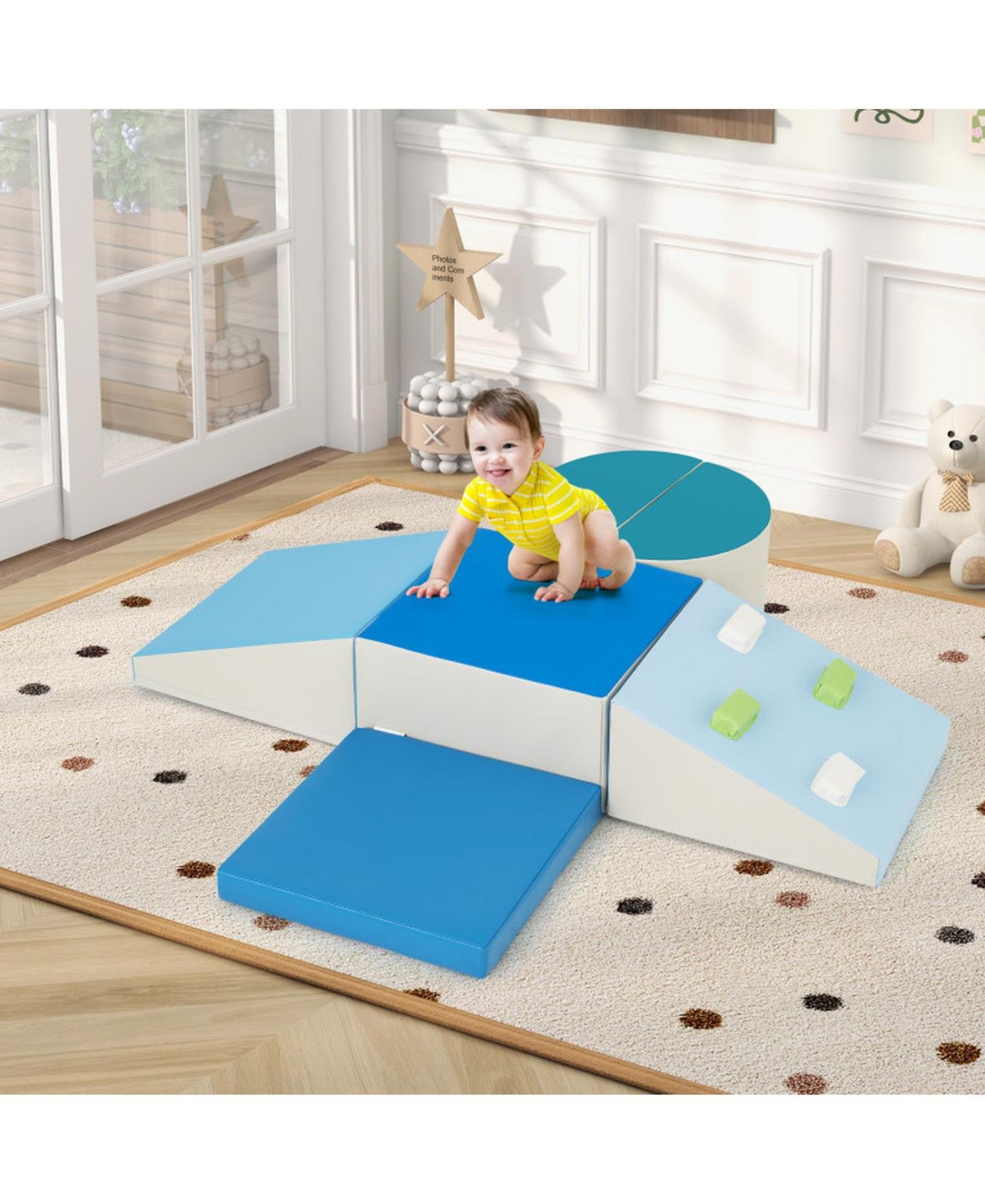 Детский игровой набор SUGIFT Soft-Play Foam-Climbing 6-Piece Playset, Ages 1+, цвет: Open Miscellaneous — фото 2