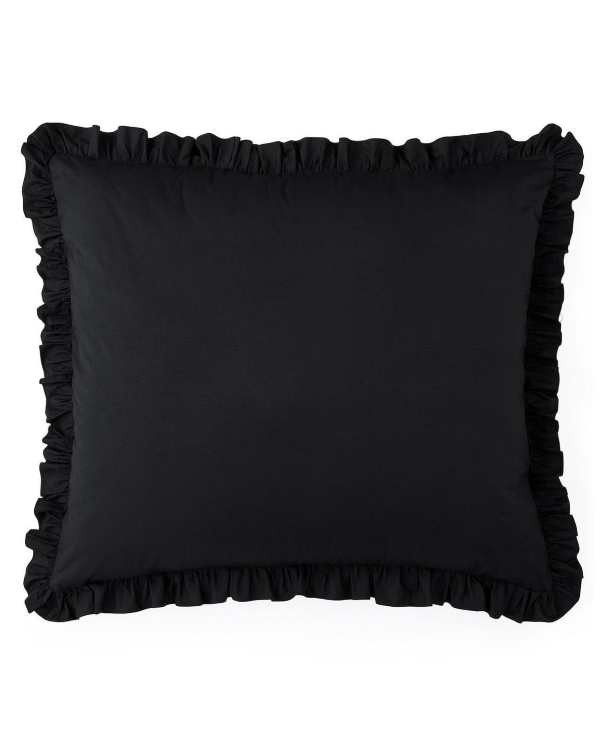 DormCo Rainha Cotton Dutch Ruffled, Euro and Bolster Pillow Set