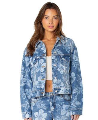 Women's Big Tide Cropped Denim Jacket