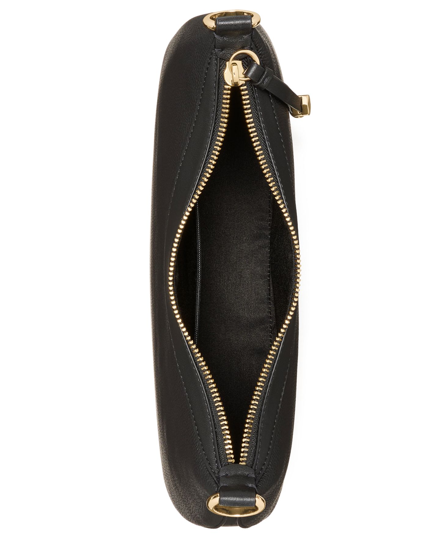 Женская сумка kate spade new york Liv Small Pebbled Leather Hobo Shoulder, цвет: Чёрный — фото 4