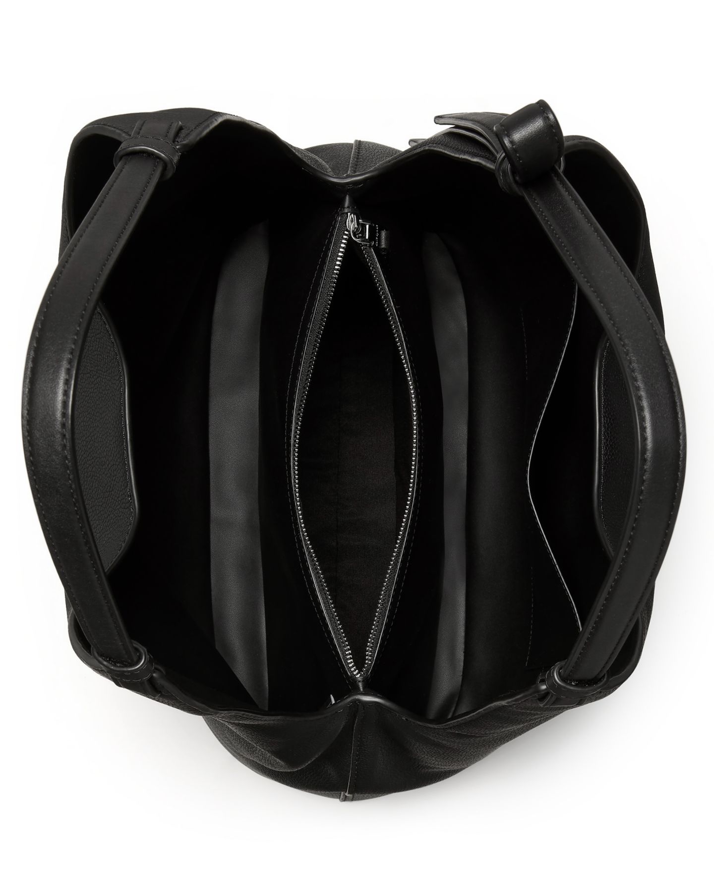 Женская сумка Kate Spade New York Loop Extra-Large Leather Carryall Hobo, цвет: Чёрный — фото 4