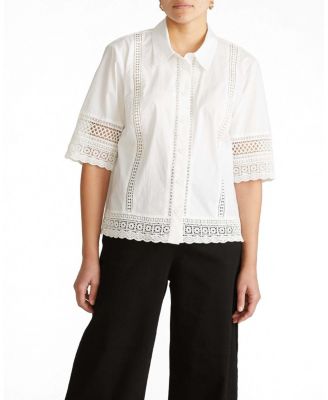 Women's Plus Size Dora Cotton Poplin Blouse