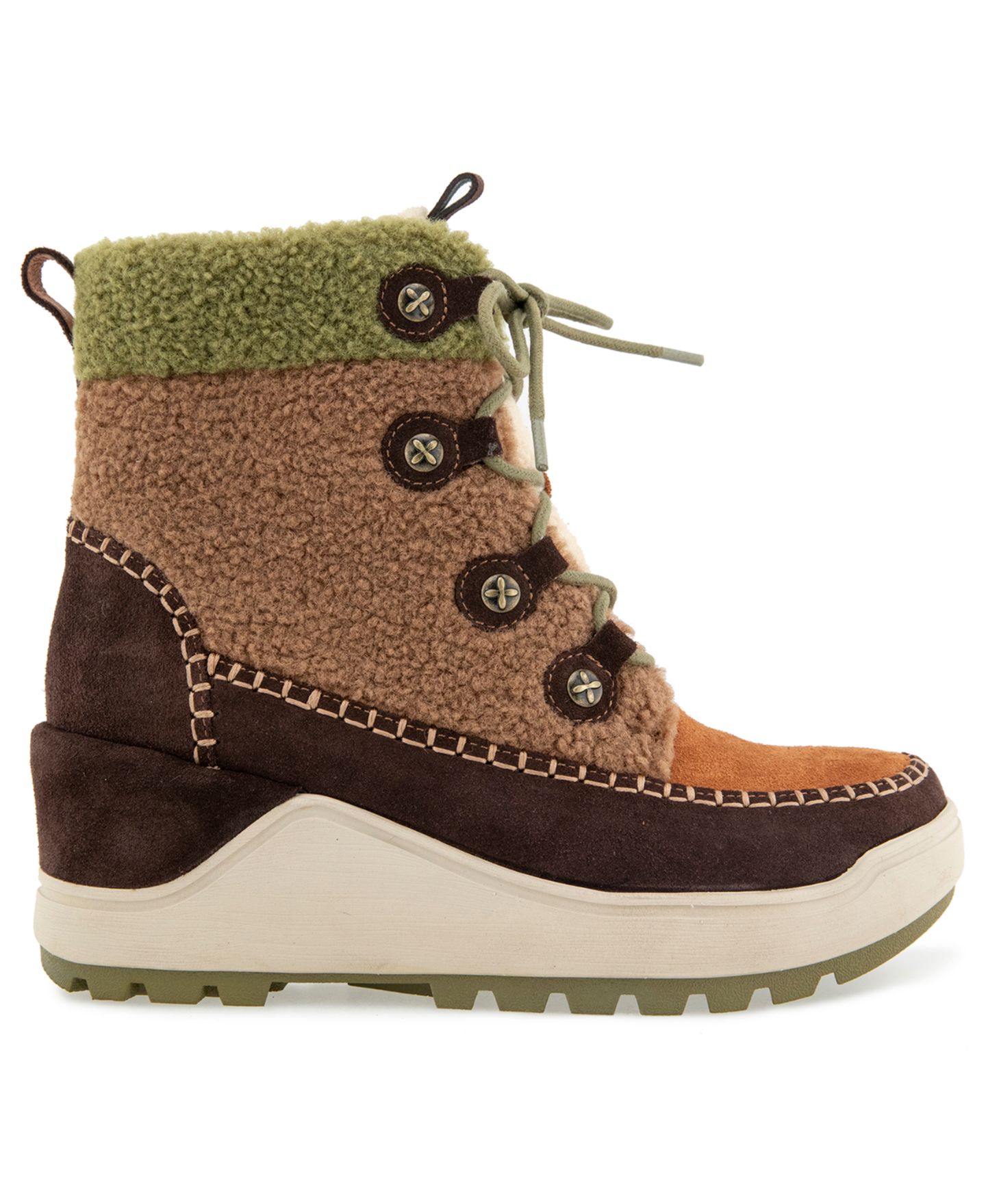 Женские ботинки Jambu Melrose Round Toe Casual Booties, цвет: Рыжевато-коричневый разноцветный — фото 2