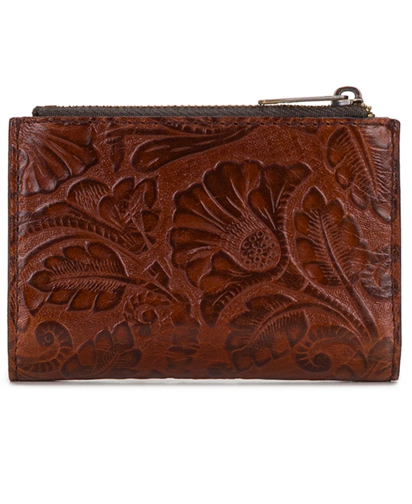 Женский кошелёк Patricia Nash Busalla Leather Wallet, цвет: Коньячный — фото 2
