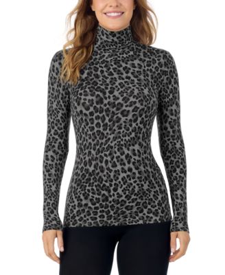 Women's Softwear with Stretch Long-Sleeve Turtleneck Top