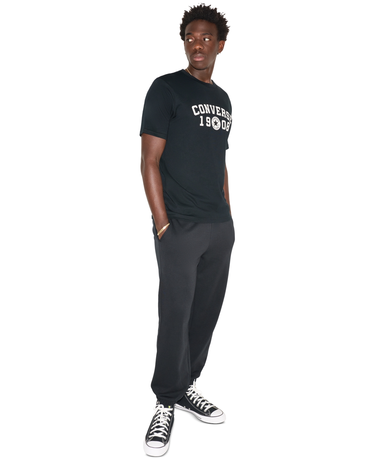 Converse Men's Crewneck Graphic T-Shirt