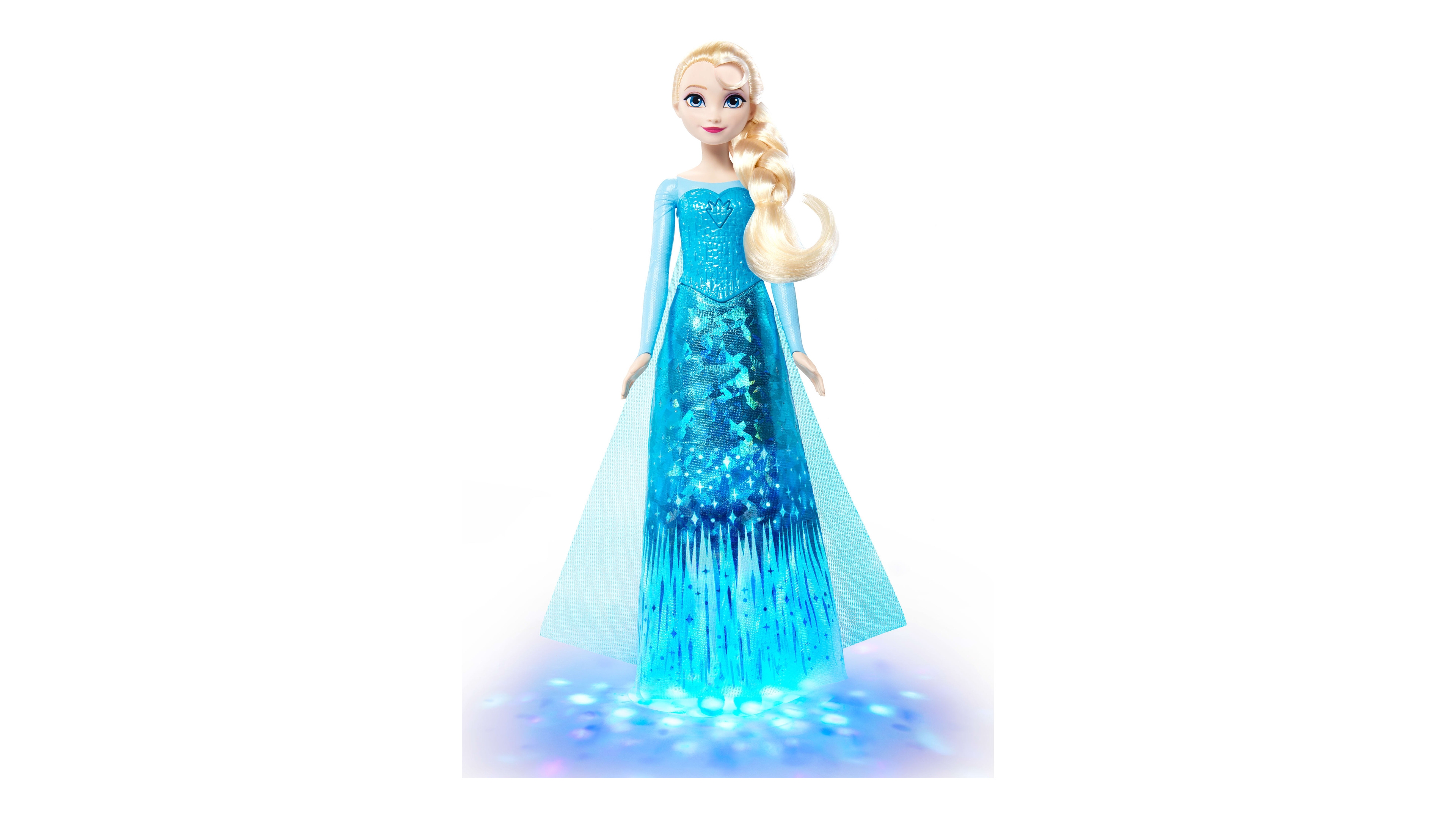 Disney Princess Singing Elsa 11" Light-Up Fashion Doll, Ages 3+