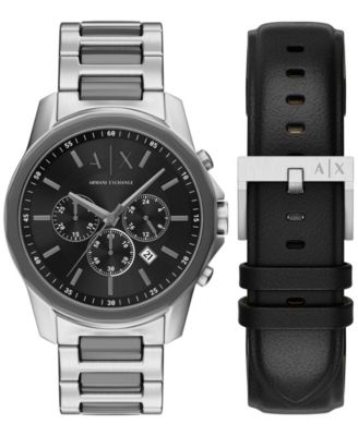 Armani Exchange Men's Quartz Chronograph Two-Tone Stainless Steel Watch 44mm