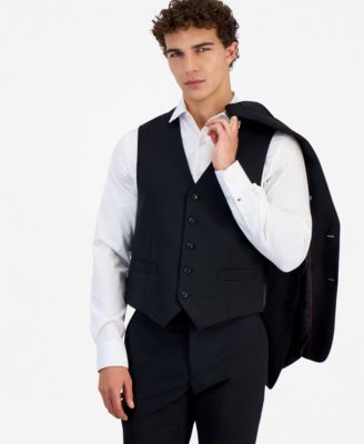 Men's Modern-Fit Wool TH-Flex Stretch Suit Separates Vest