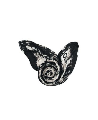 Women's Rectangular Letter Foulards