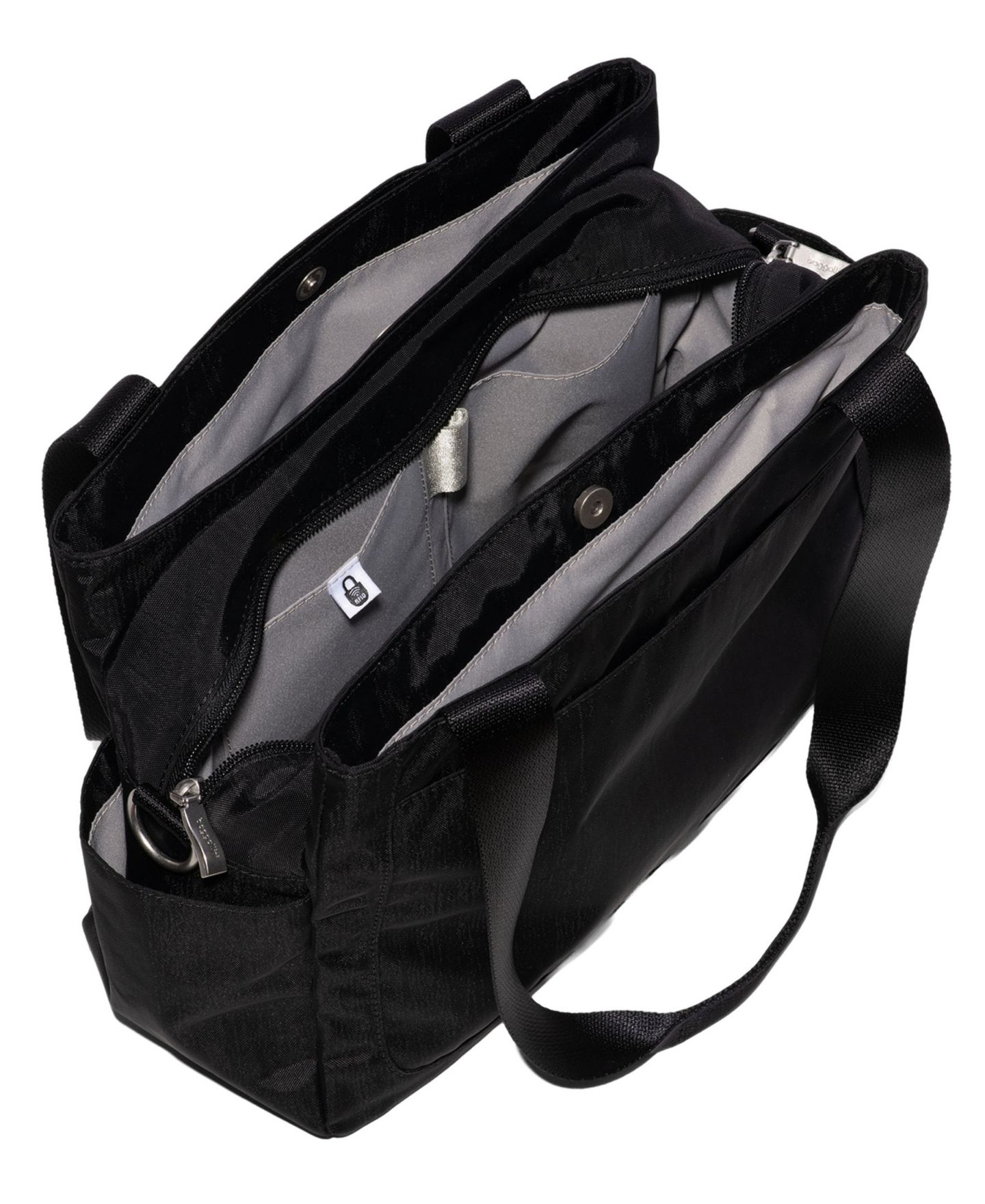 Женская сумка Baggallini Modern All Time Small Satchel Handbag, цвет: Чёрный — фото 3