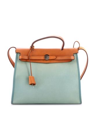 31 Herbag Zip Leather and Toile