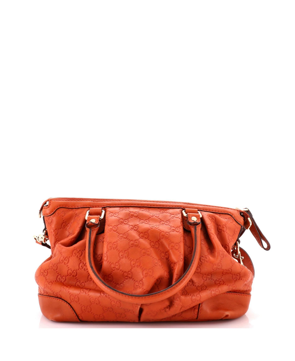 Pre-Owned Gucci Medium Sukey Top Handle Satchel Guccissima Leather