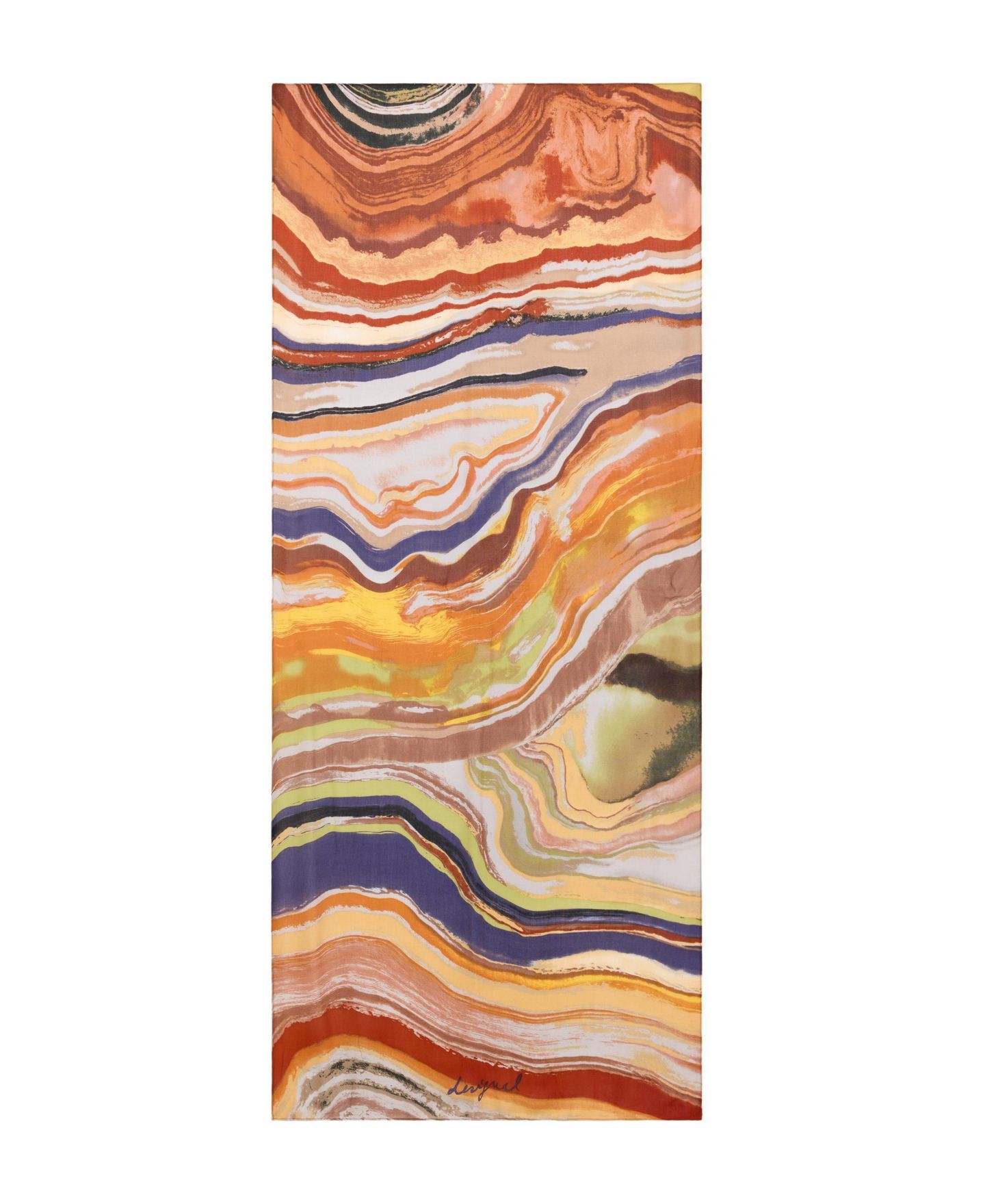 Женские аксессуары Desigual Rectangular patterned foulard, цвет: Разноцветный — фото 4