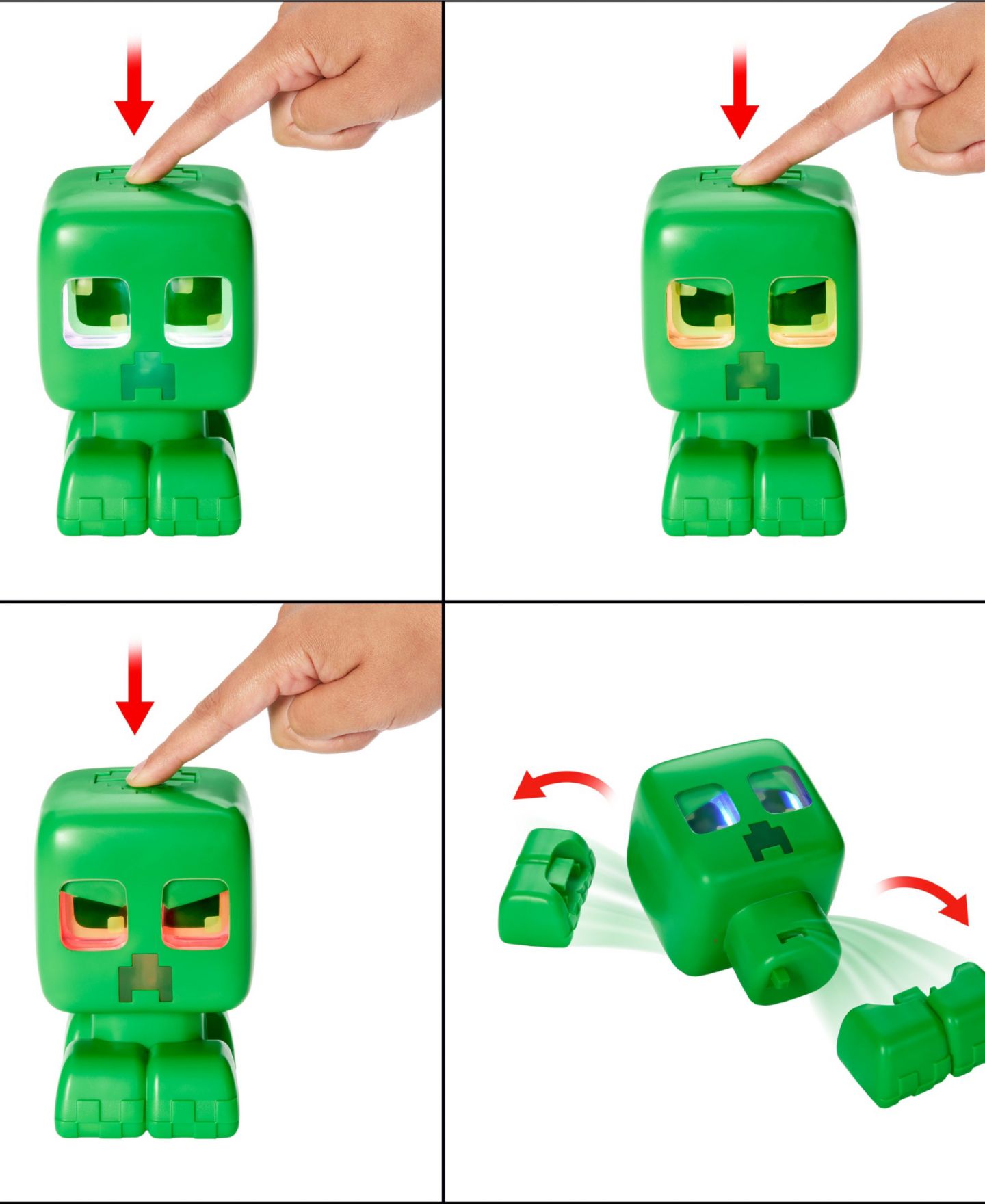 Интерактивная взрывающаяся фигурка Minecraft Creeper My Pet Creeper, от 6 лет — фото 4
