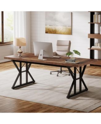 70.86" Industrial Executive Desk