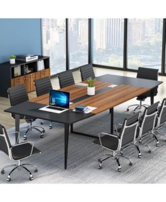8 Feet Boat-Shaped Conference Table