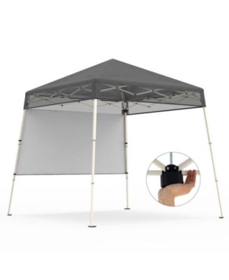 7 x 7 FT Pop-Up Canopy Tent with 1 Push Center Lock for Sports Picnic Camping