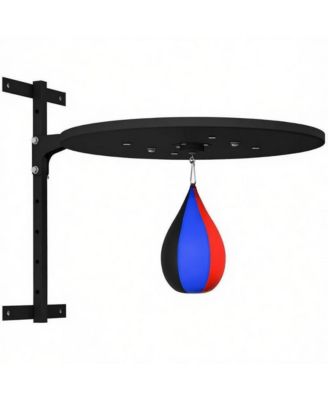 Wall-Mount Adjustable Speed Bag Platform Set with Speed Bag and Pump