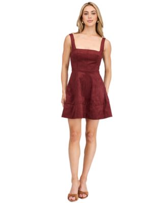 Women's Misty Fit & Flare Square Neck Dress