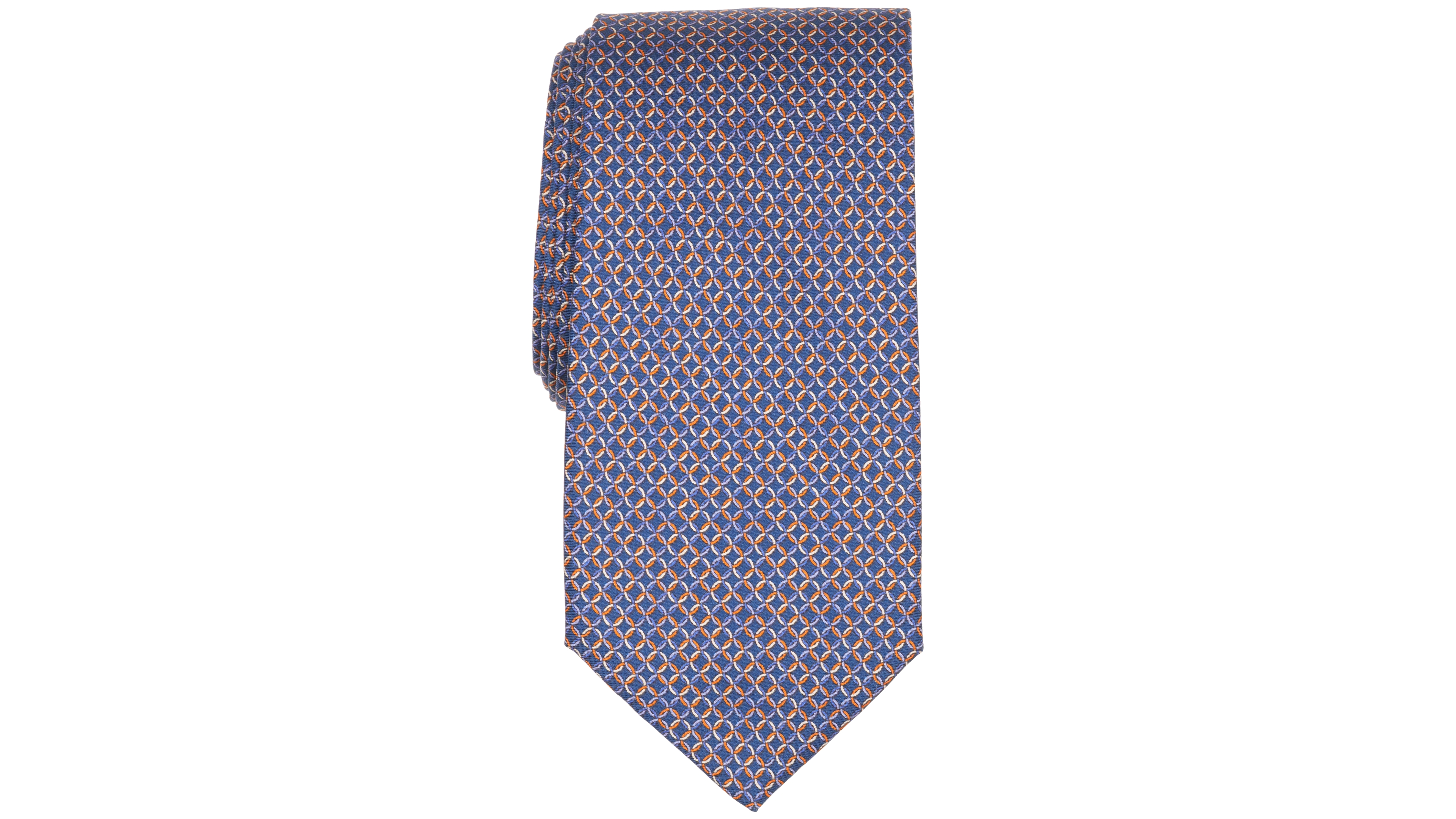 Club Room Men's Verdant Geometric Print Classic Tie