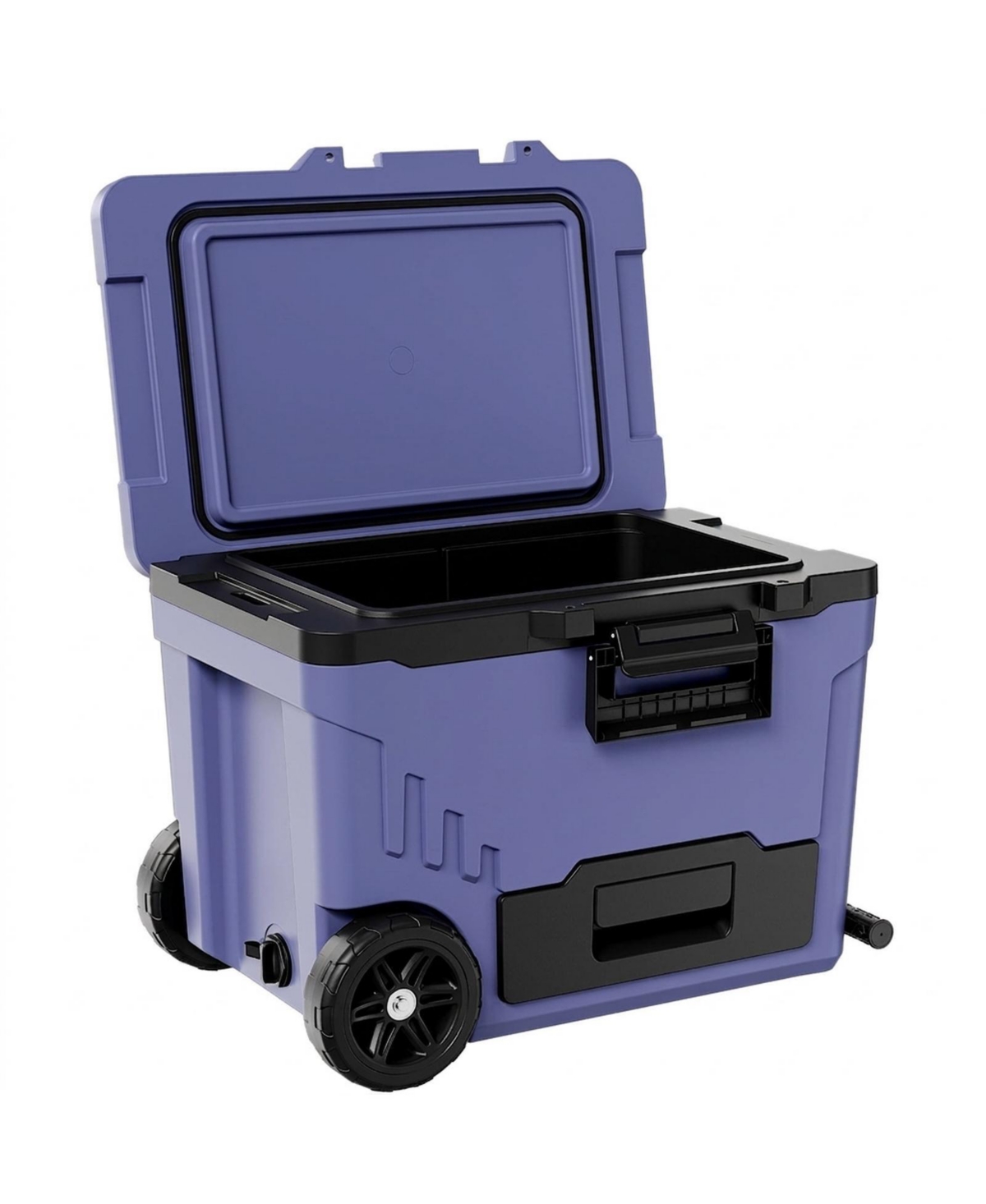 Hongge Ultra-Light 45 Quart Rolling Hard Cooler with Wheels Keeping Contents Cold up to 48 Hours