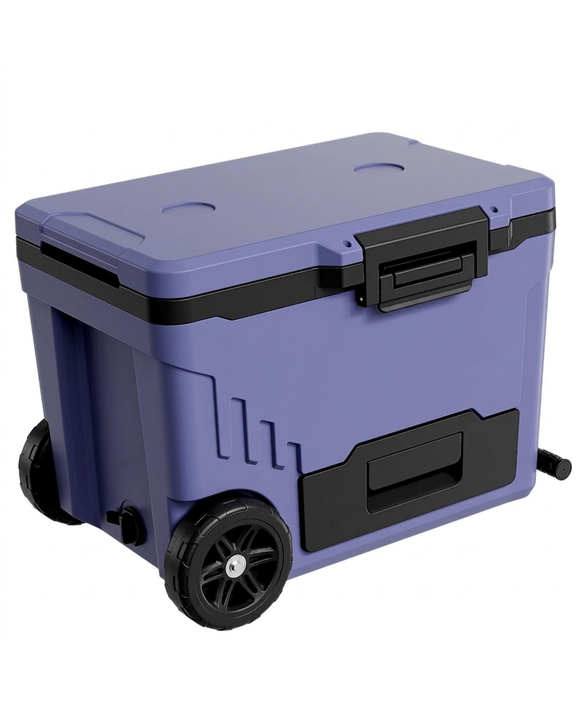 Hongge Ultra-Light 45 Quart Rolling Hard Cooler with Wheels Keeping Contents Cold up to 48 Hours