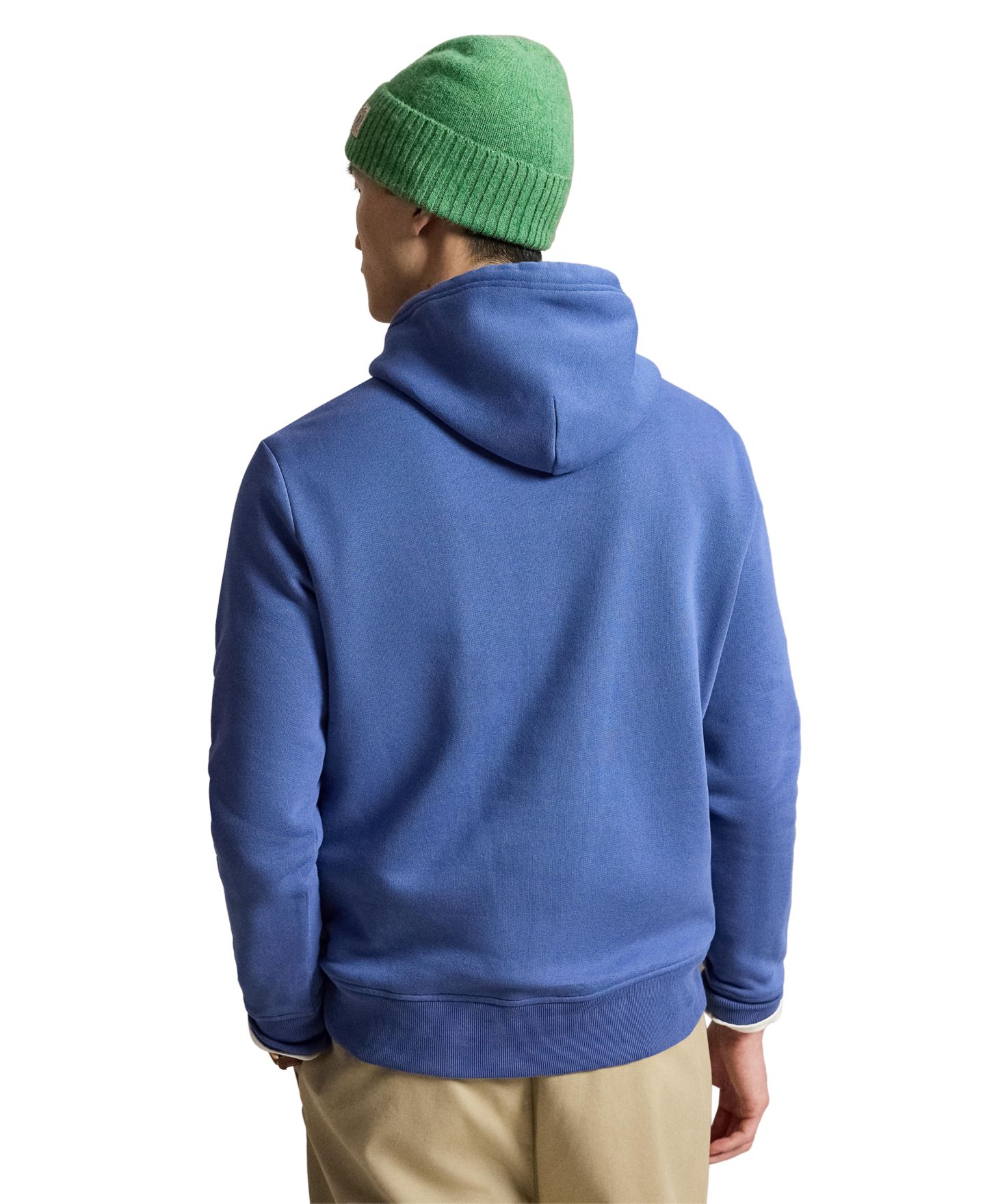 Мужское худи Polo Ralph Lauren Logo Fleece Regular-Fit, цвет: Синий — фото 5