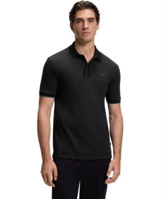 BOSS by x Aston Martin Men's Mercerized Cotton Regular-Fit Polo Shirt