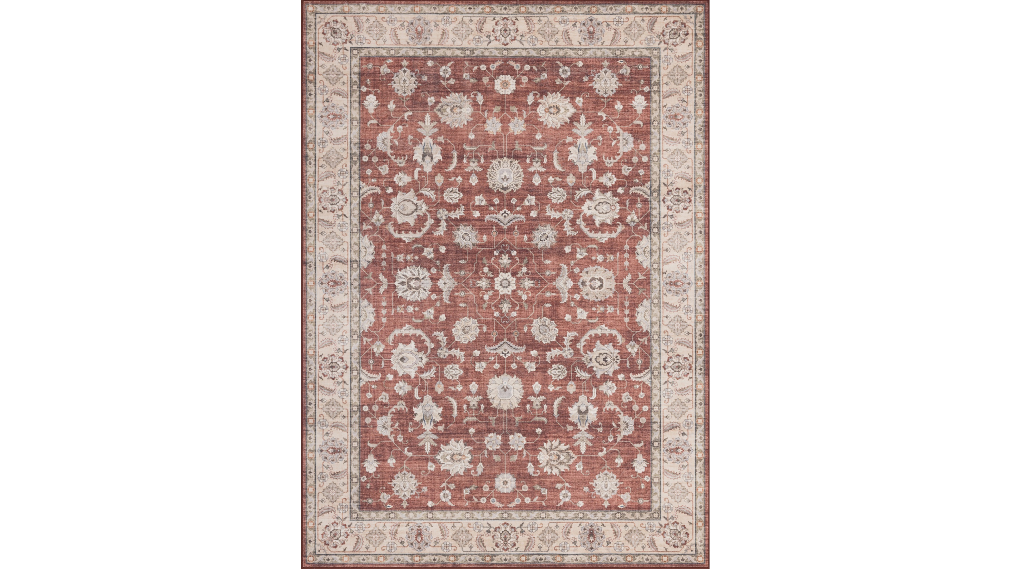 Mink Home Homewell Machine Washable HAM4008 7'10"x9'10" Area Rug