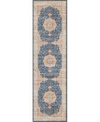 Homewell Machine Washable HAM4003 2'x6'11" Runner Area Rug