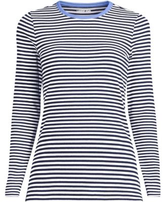 Plus Size Long Sleeve Micro Rib T-Shirt
