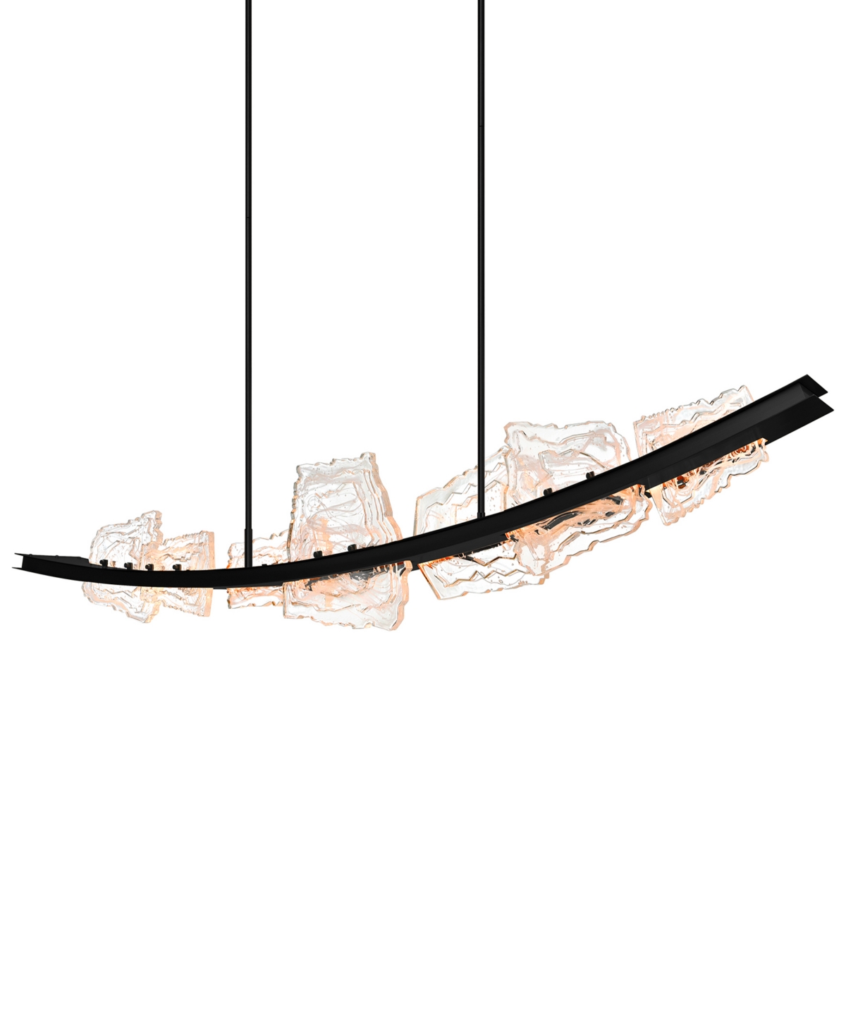 Cwi Lighting Arcus 70" Metal Chandelier