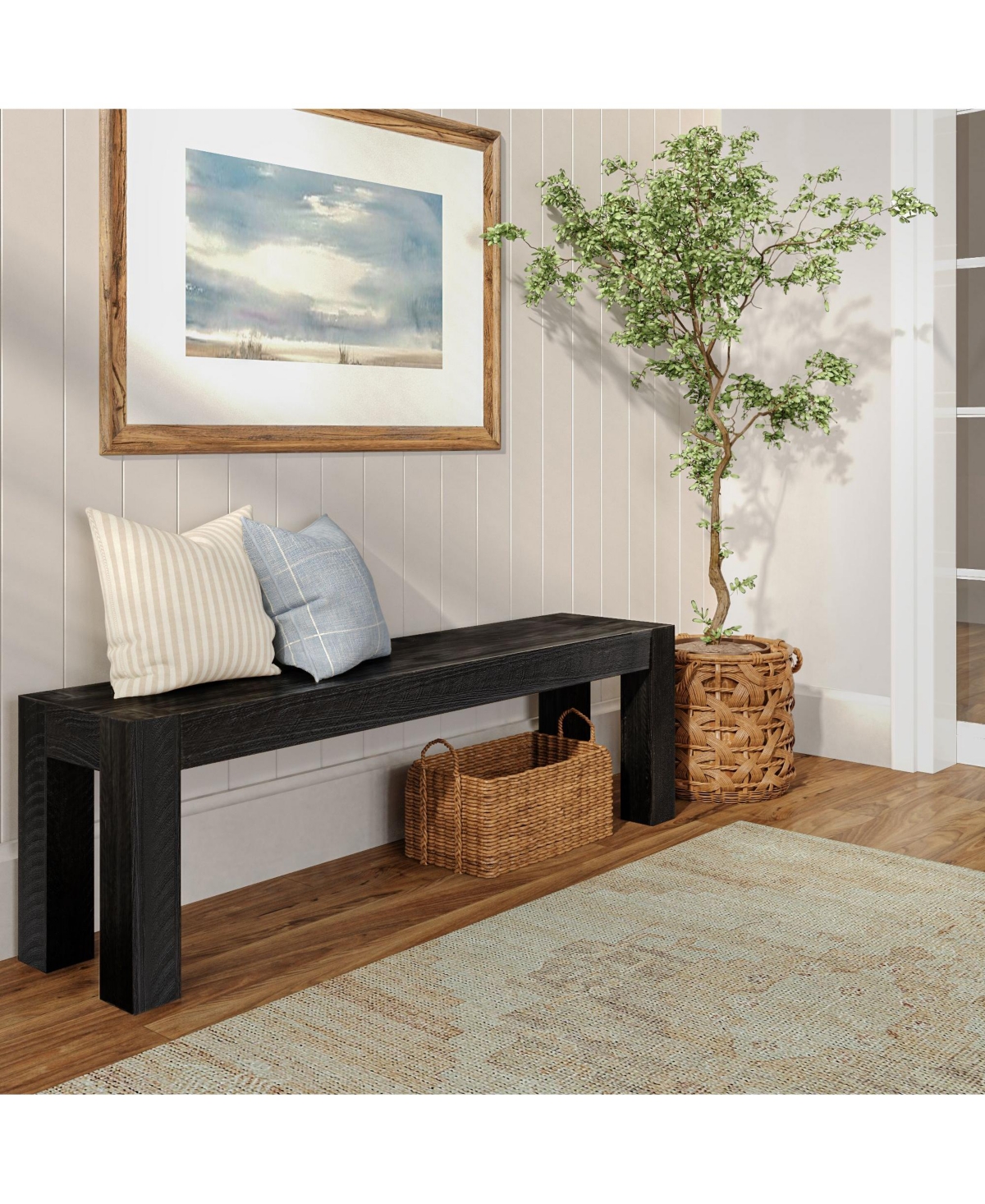 Plank+Beam Rustic Dining Bench (57.9in / 1470mm)
